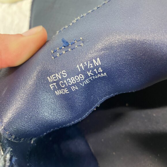 Cole Haan Owen Sport Ox Grand OS Blue Leather Office Sneakers - Picture 6 of 7